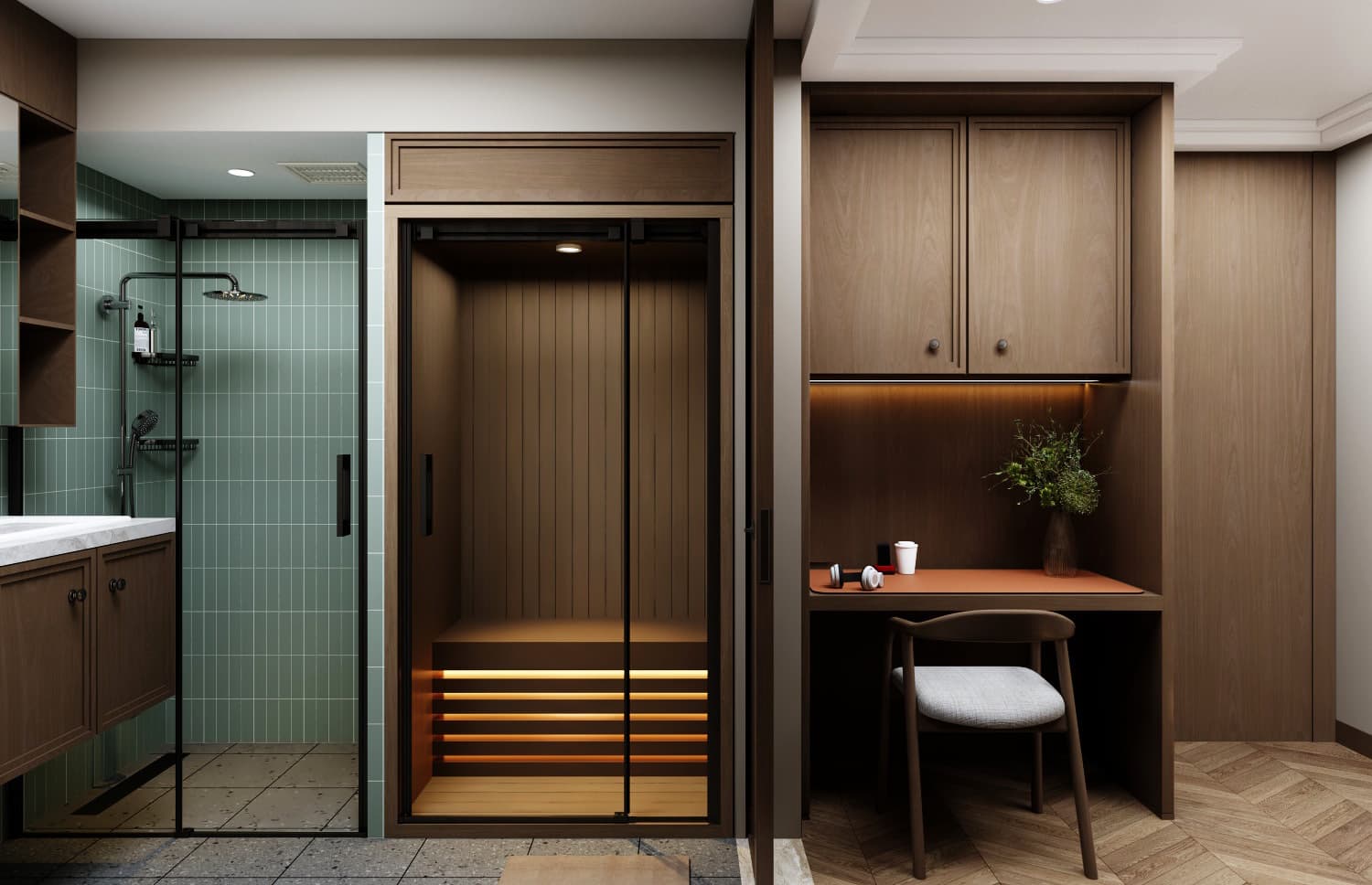 Bonsai One Bedroom — Indochine style, Bathroom