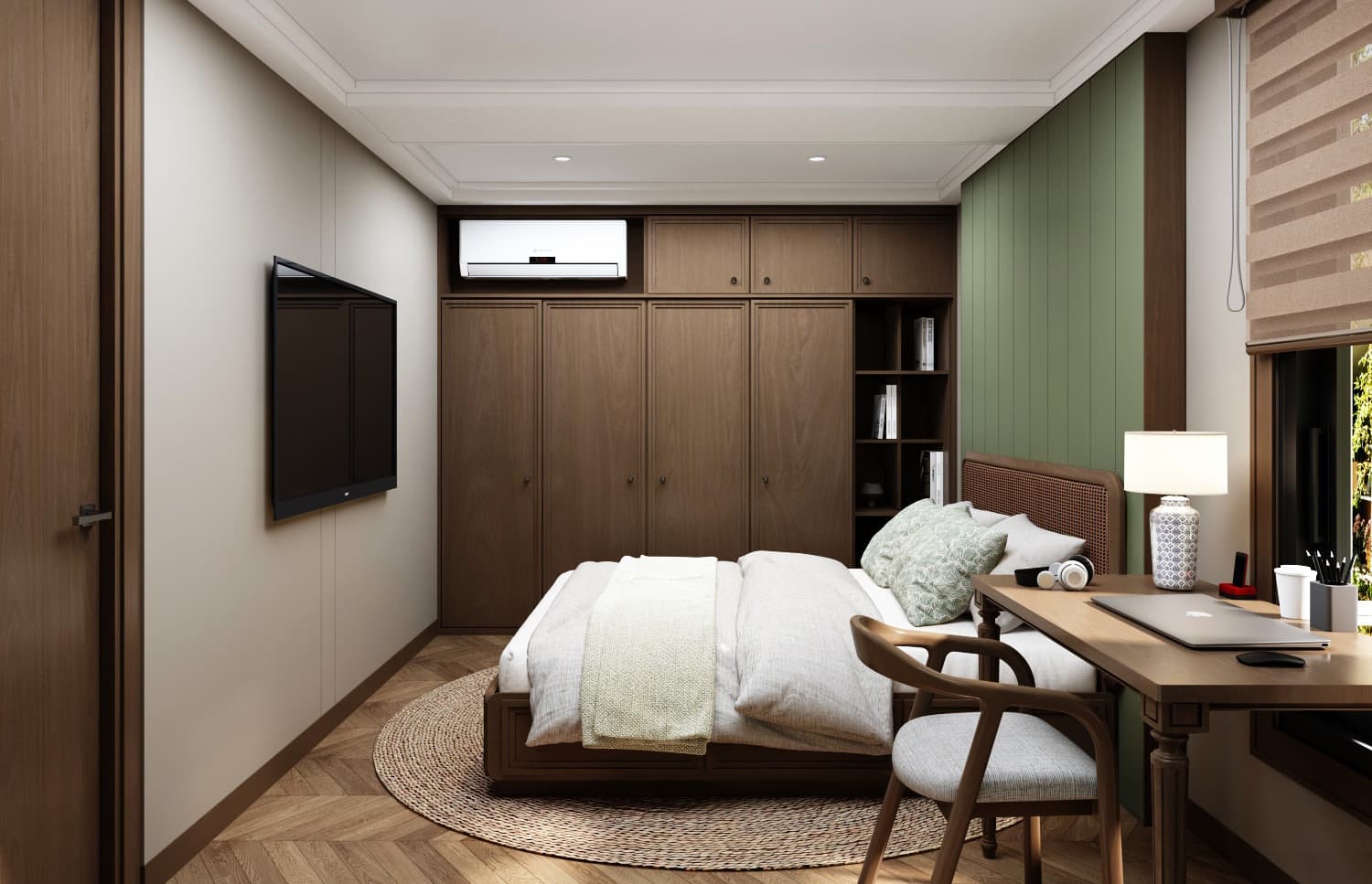 Bonsai One Bedroom — Indochine style, Bedroom