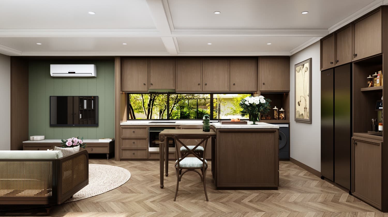 Bonsai One Bedroom — Indochine style, Kitchen