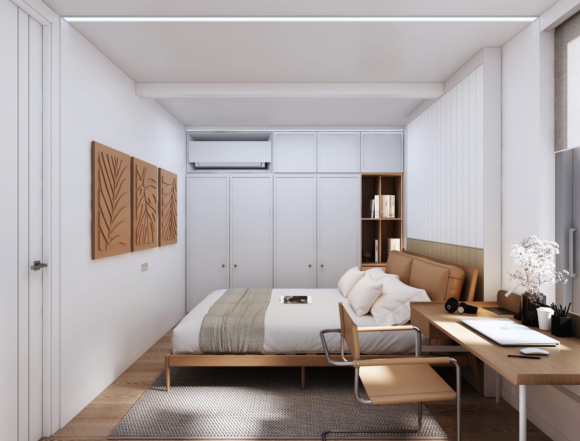 Bonsai One Bedroom — Light style, Bedroom