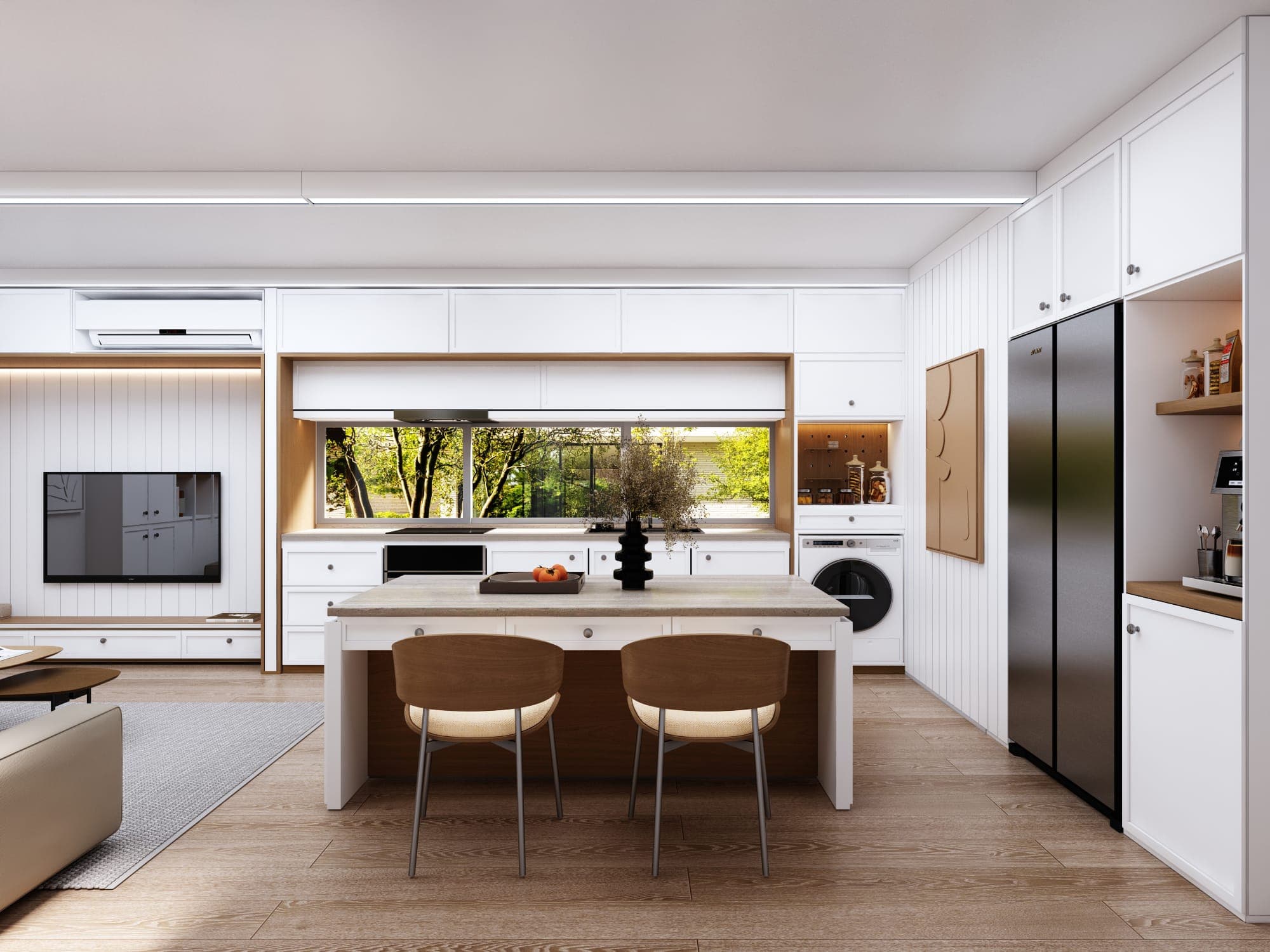 Bonsai One Bedroom — Light style, Kitchen