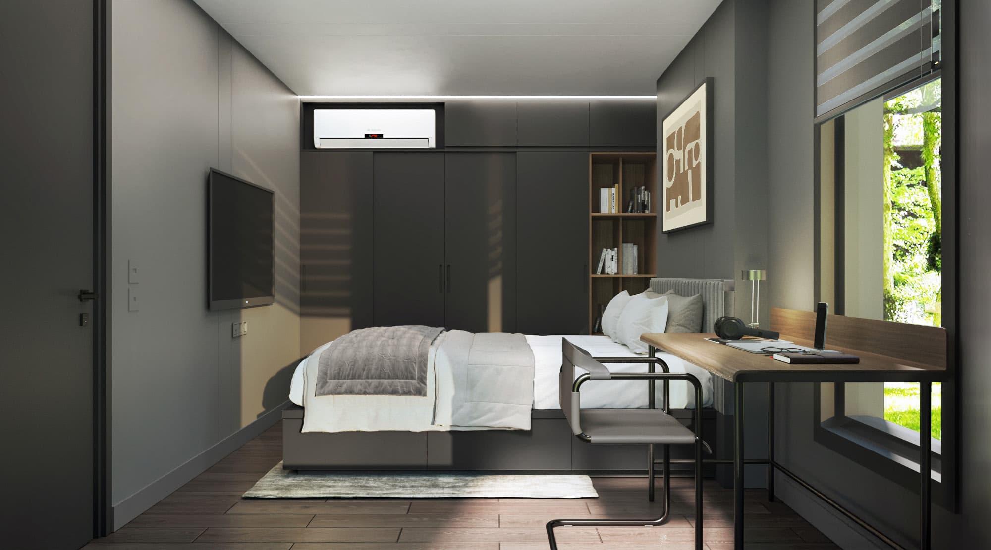 Bonsai One Bedroom — Night style, Bedroom
