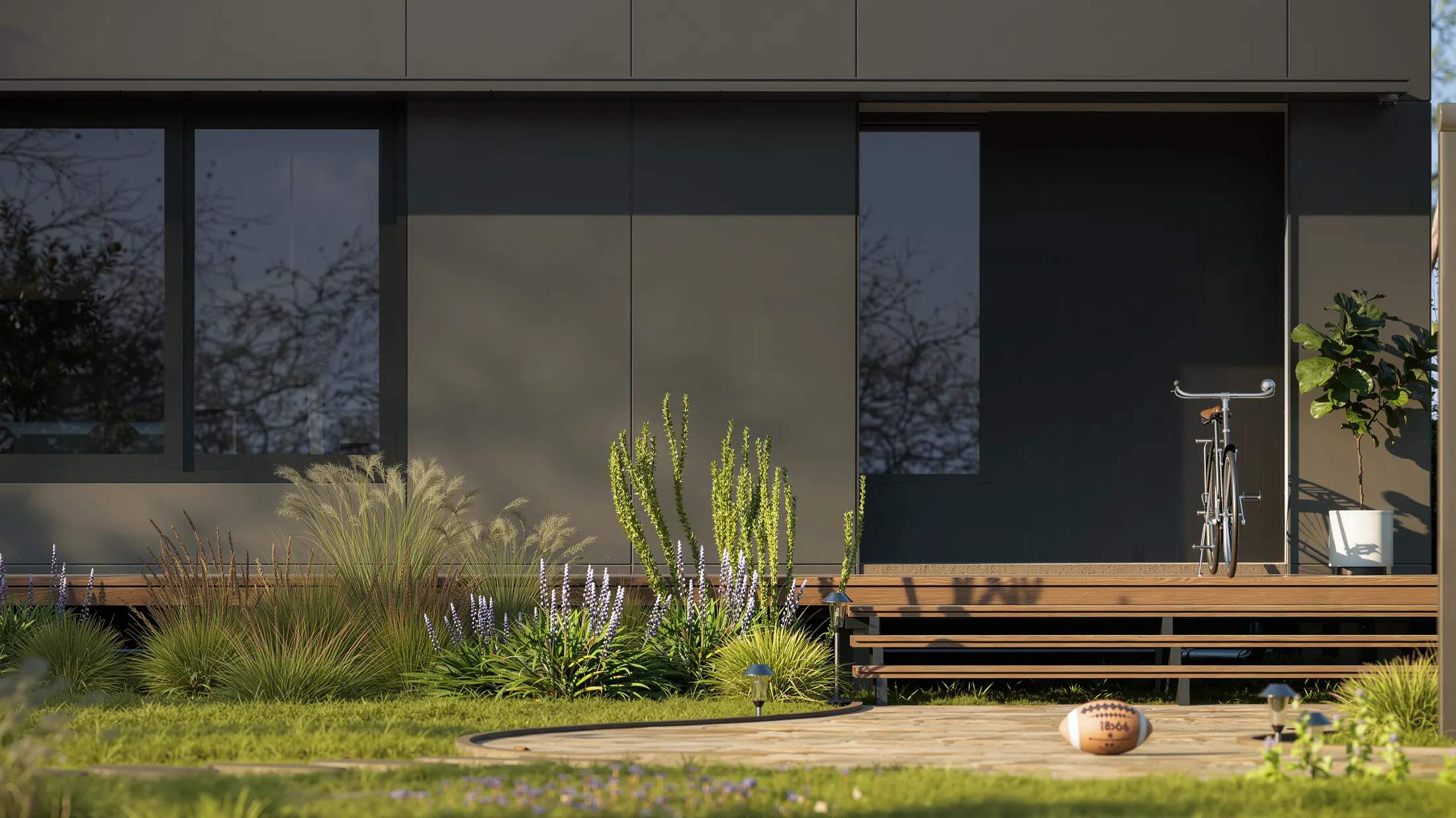 Bonsai 2BR exterior — Entry Detail