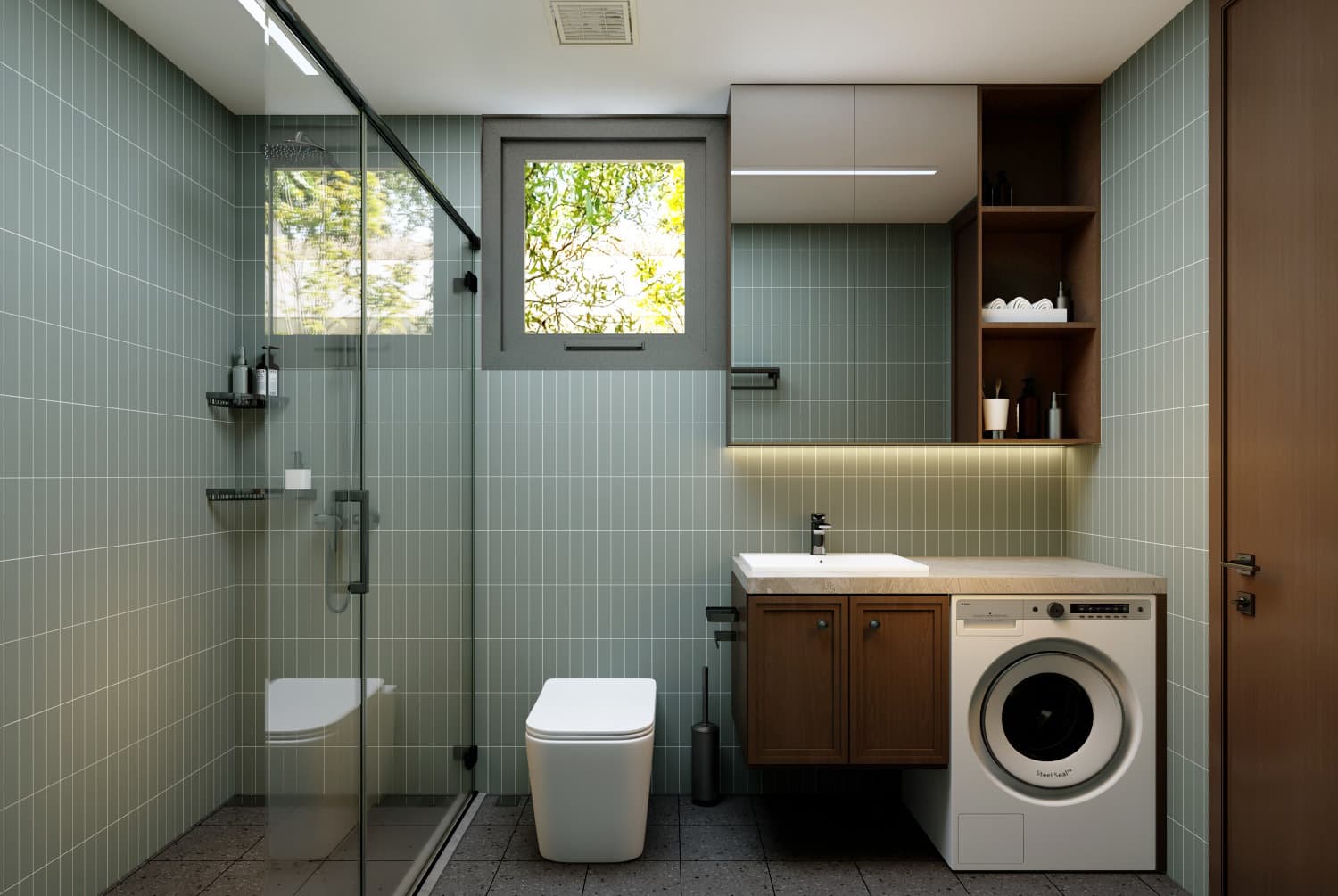 Bonsai 2BR indochine style Bathroom