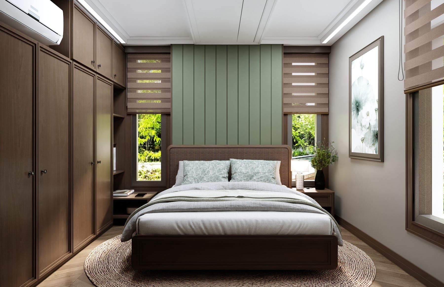 Bonsai 2BR indochine style Bedroom 1