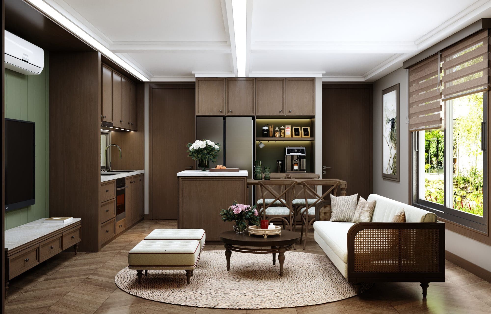 Bonsai 2BR indochine style Kitchen