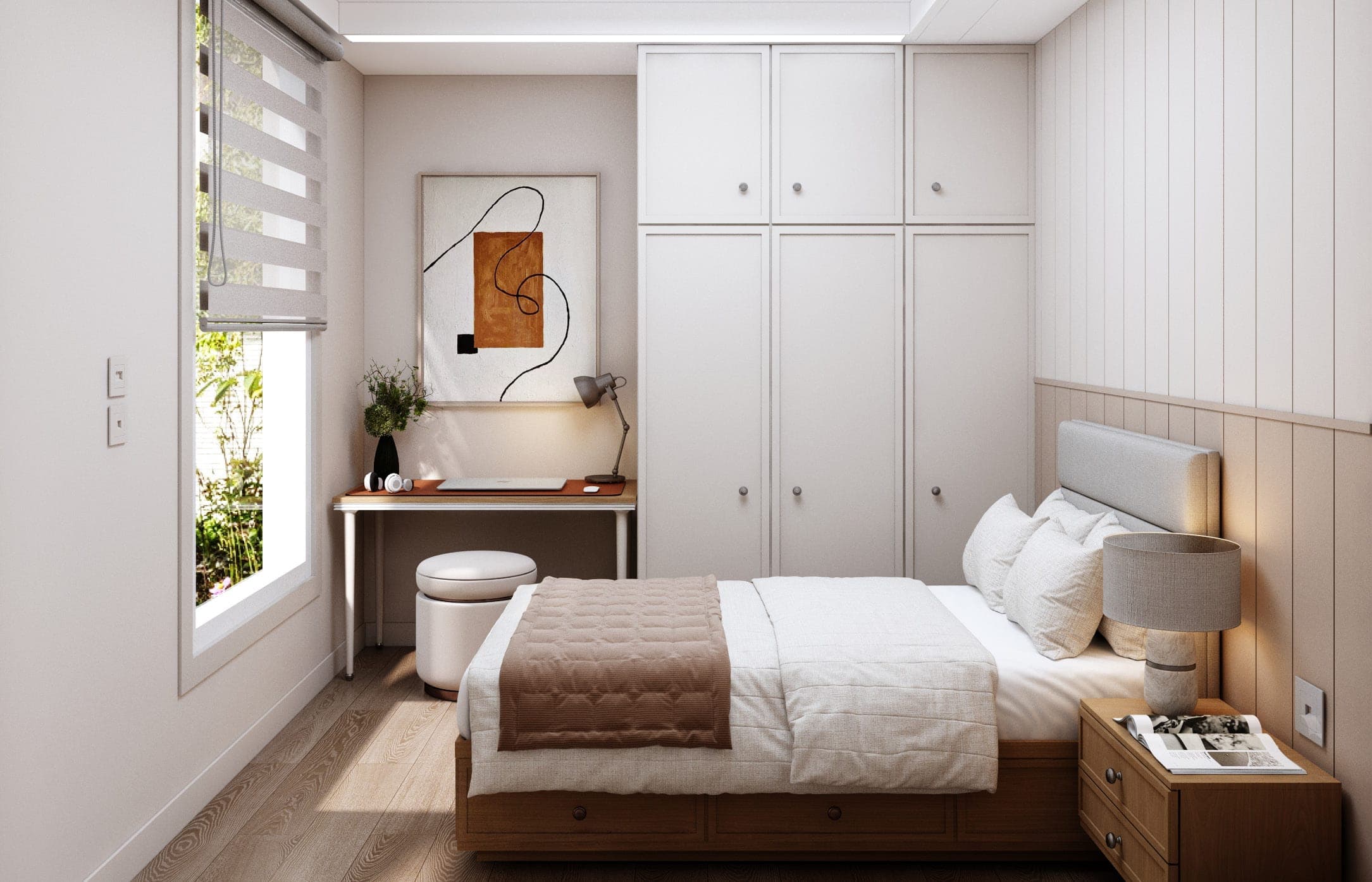 Bonsai 2BR light style Bedroom 2