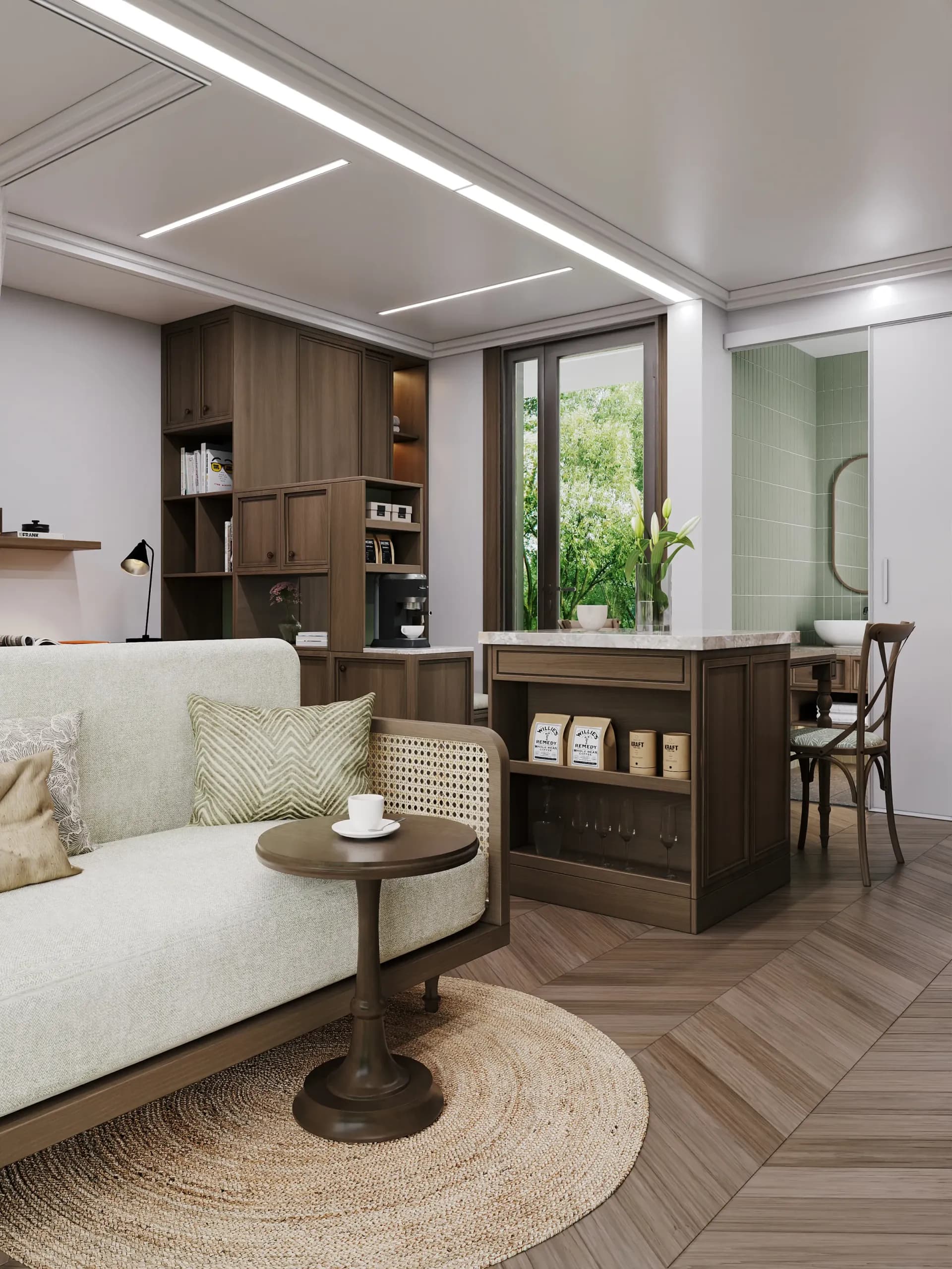 Bonsai Studio — indochine style, Living