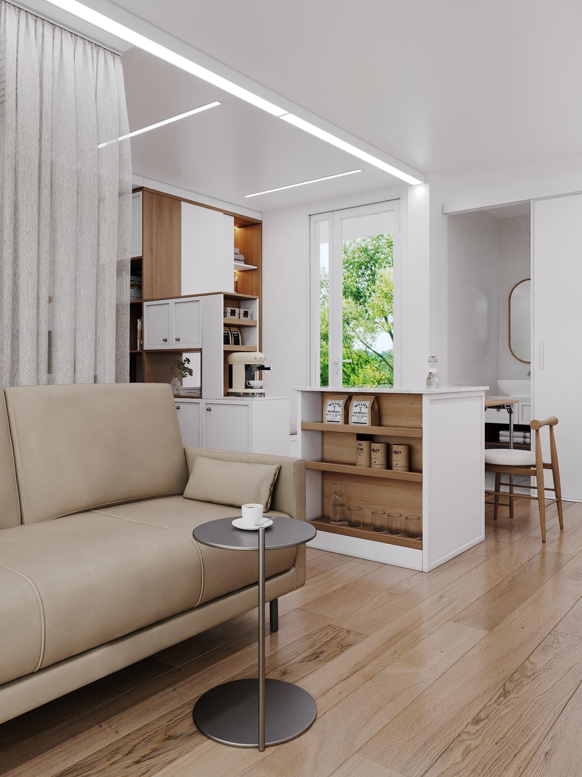 Bonsai Studio — light style, Living