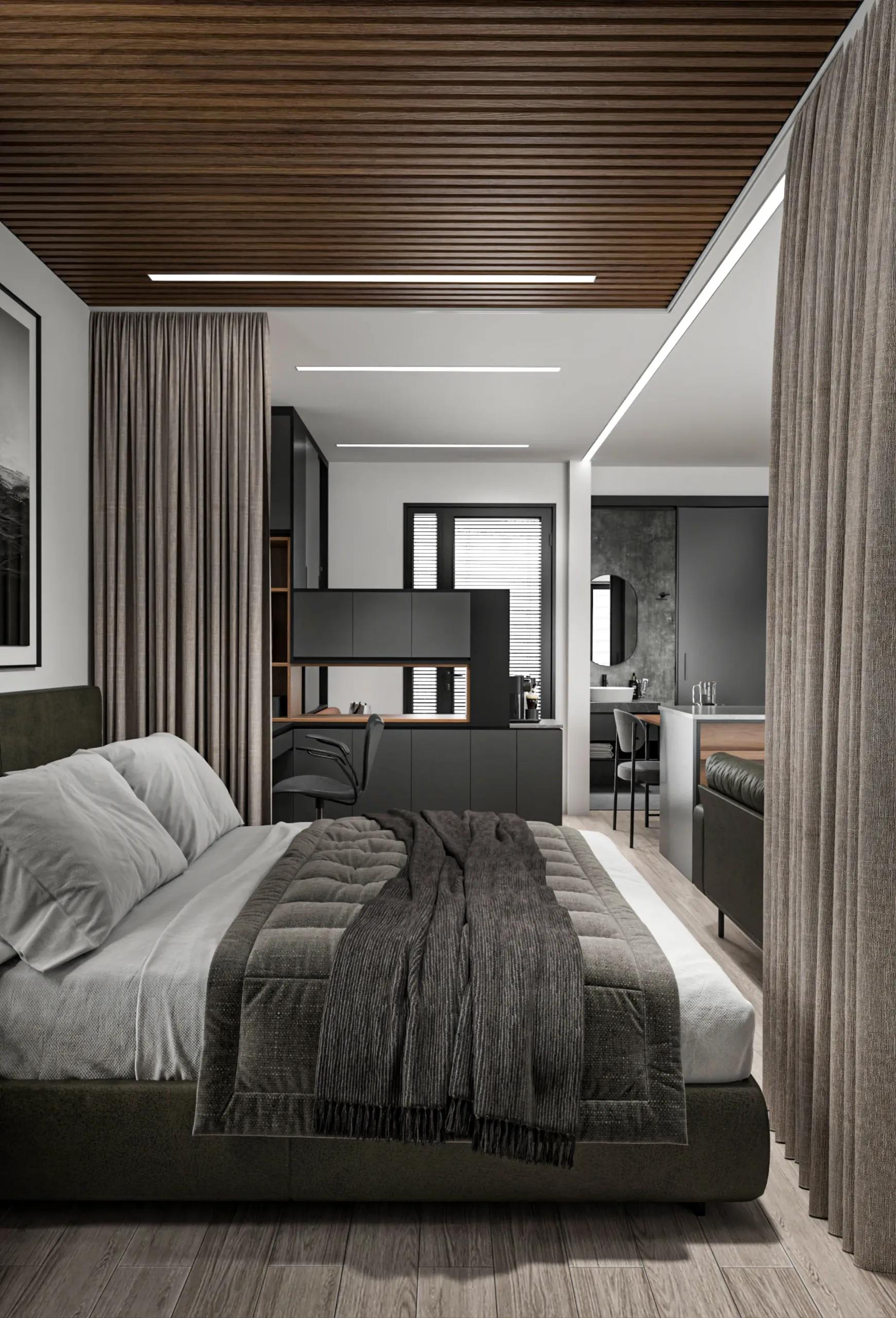 Bonsai Studio — night style, Sleeping