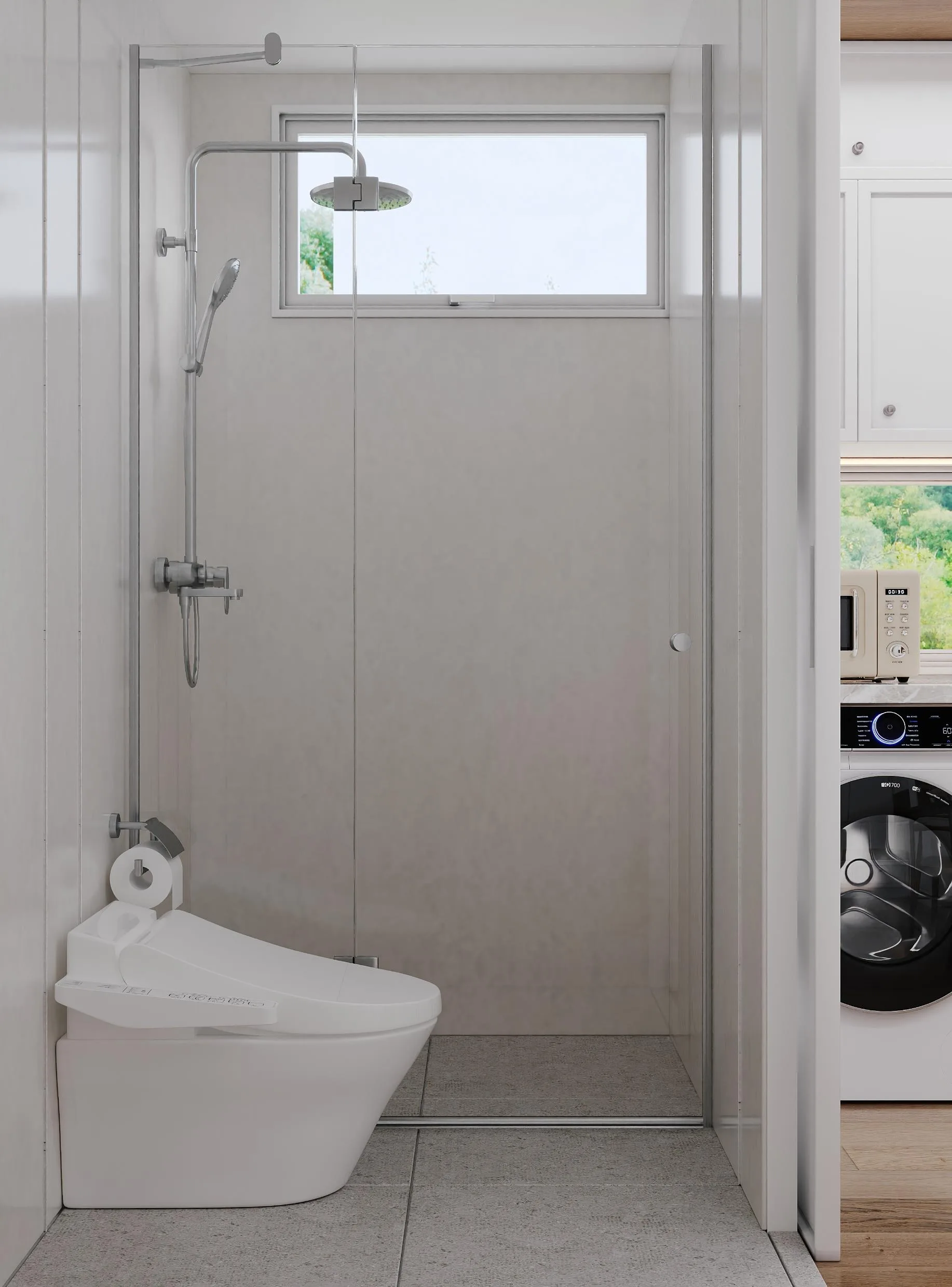 The Studio bathroom in the Light interior